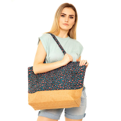 MB0082 Leopard Print Tote Bag