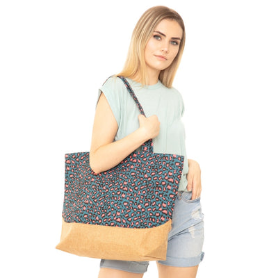 MB0082 Leopard Print Tote Bag