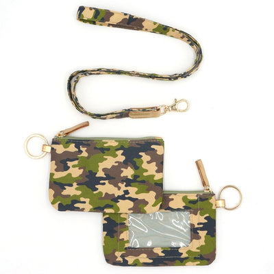 MB0153 Camo Lanyard ID Wallet