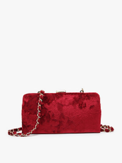 WL2339V Sue Velvet Wallet Pouch Crossbody