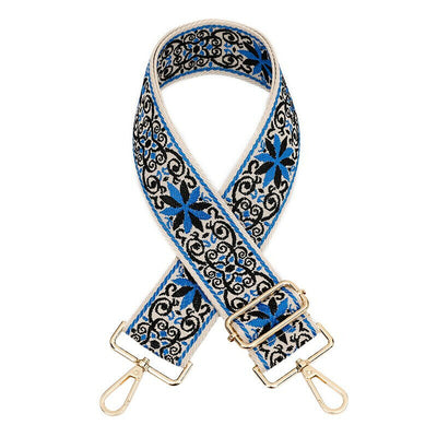 TG10236 SS050F Flower Pattern Adjustable Guitar Strap