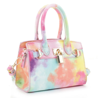 TD6286 Mini Tie-Dye Turn-Clasp & Lock Crossbody