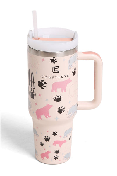 TUM828 Mama Bear 40 Oz Tumbler With Handle - MiMi Wholesale