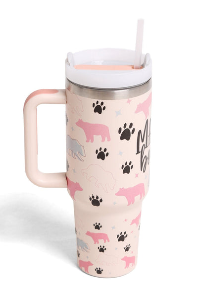 TUM828 Mama Bear 40 Oz Tumbler With Handle - MiMi Wholesale