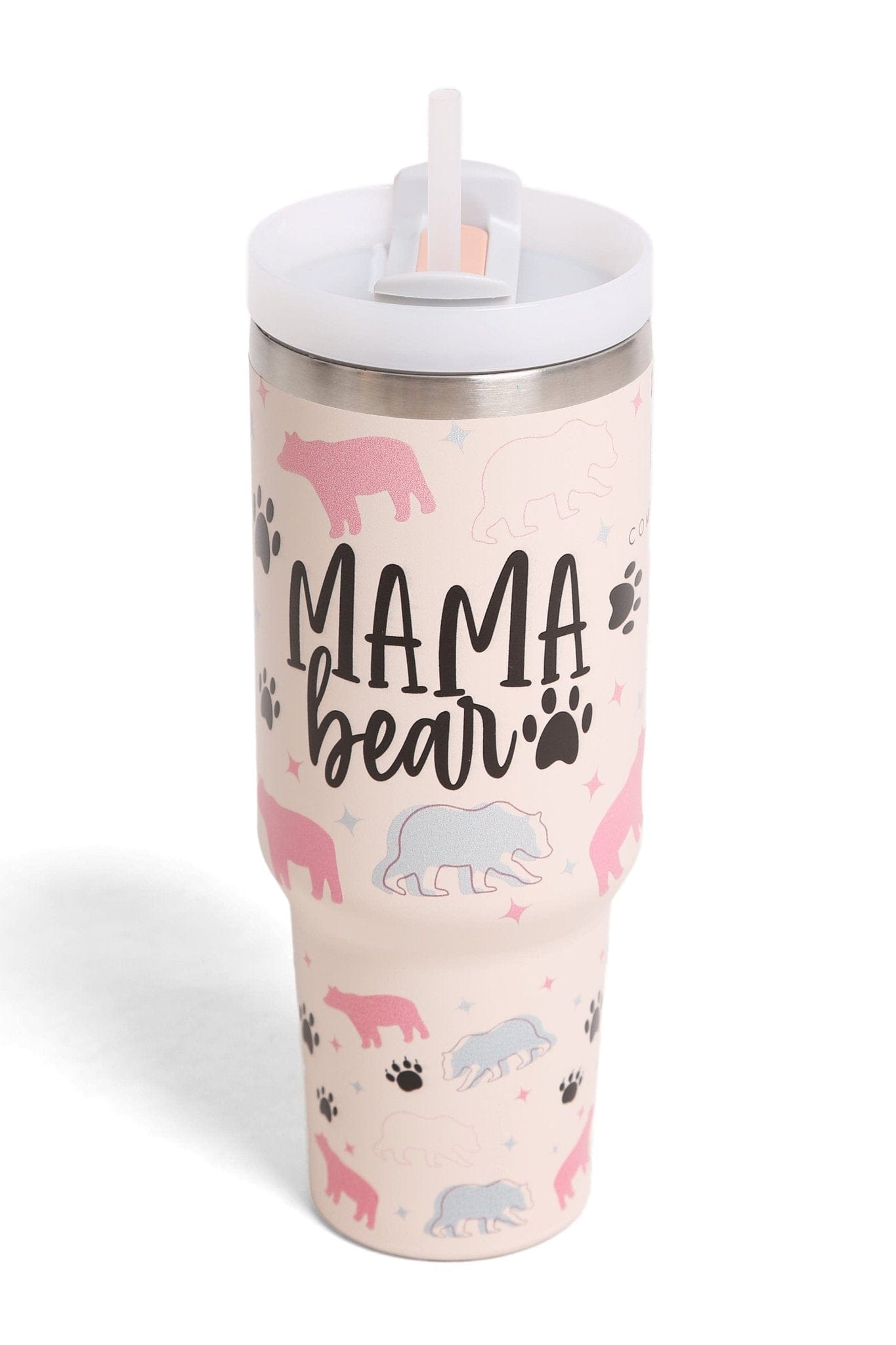 TUM828 Mama Bear 40 Oz Tumbler With Handle - MiMi Wholesale