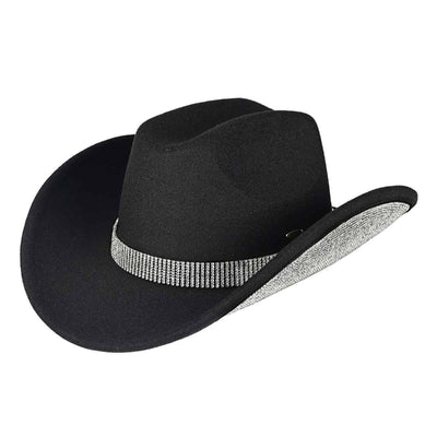 VCC0073 Betty Cowboy Hat With Rhinestones - MiMi Wholesale